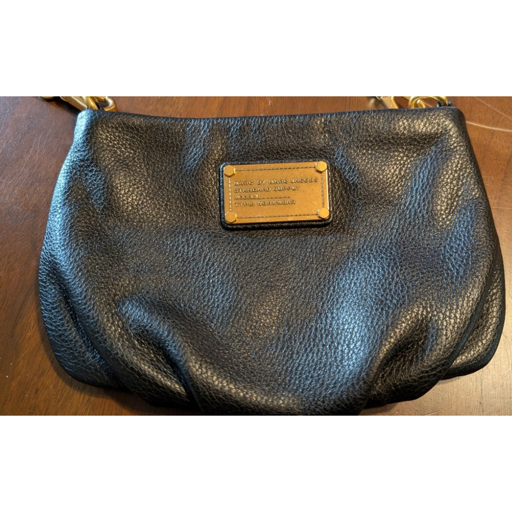 Marc By Marc Jacobs Q Percy Mini Crossbody Leather Black Bag‎ Purse - Picture 4 of 7